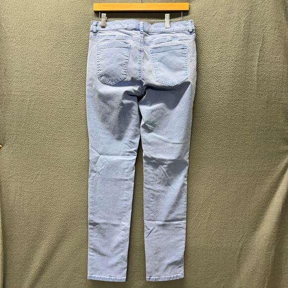 J McLaughlin Jeans Periwinkle Blue Womens 8 (30x30 ACTUAL) Coastal Denim - Picture 4 of 8
